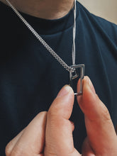 Load image into Gallery viewer, Double rectangle necklace
