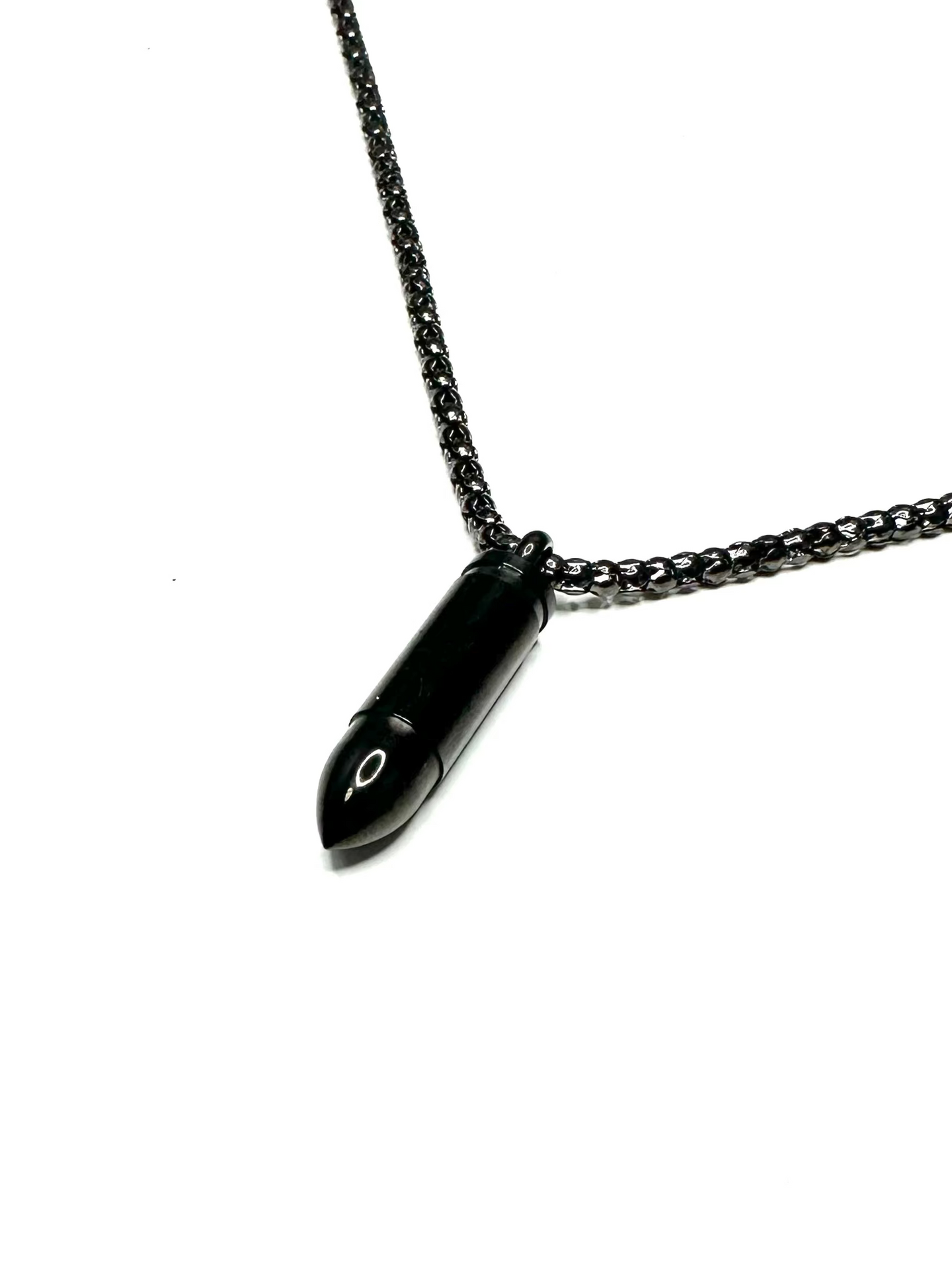 Bullet necklace (black)