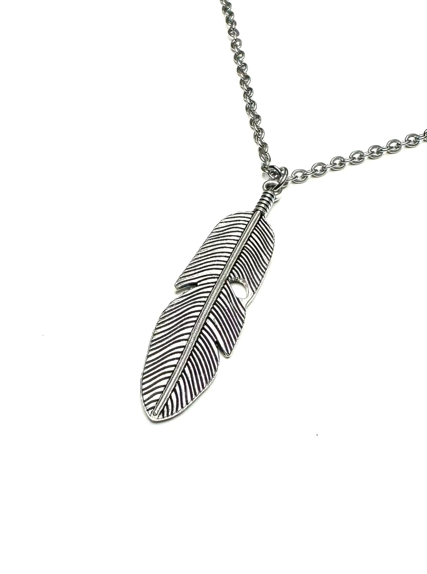 Feather necklace