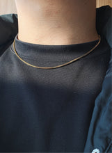 Load image into Gallery viewer, Snake necklace (gold)
