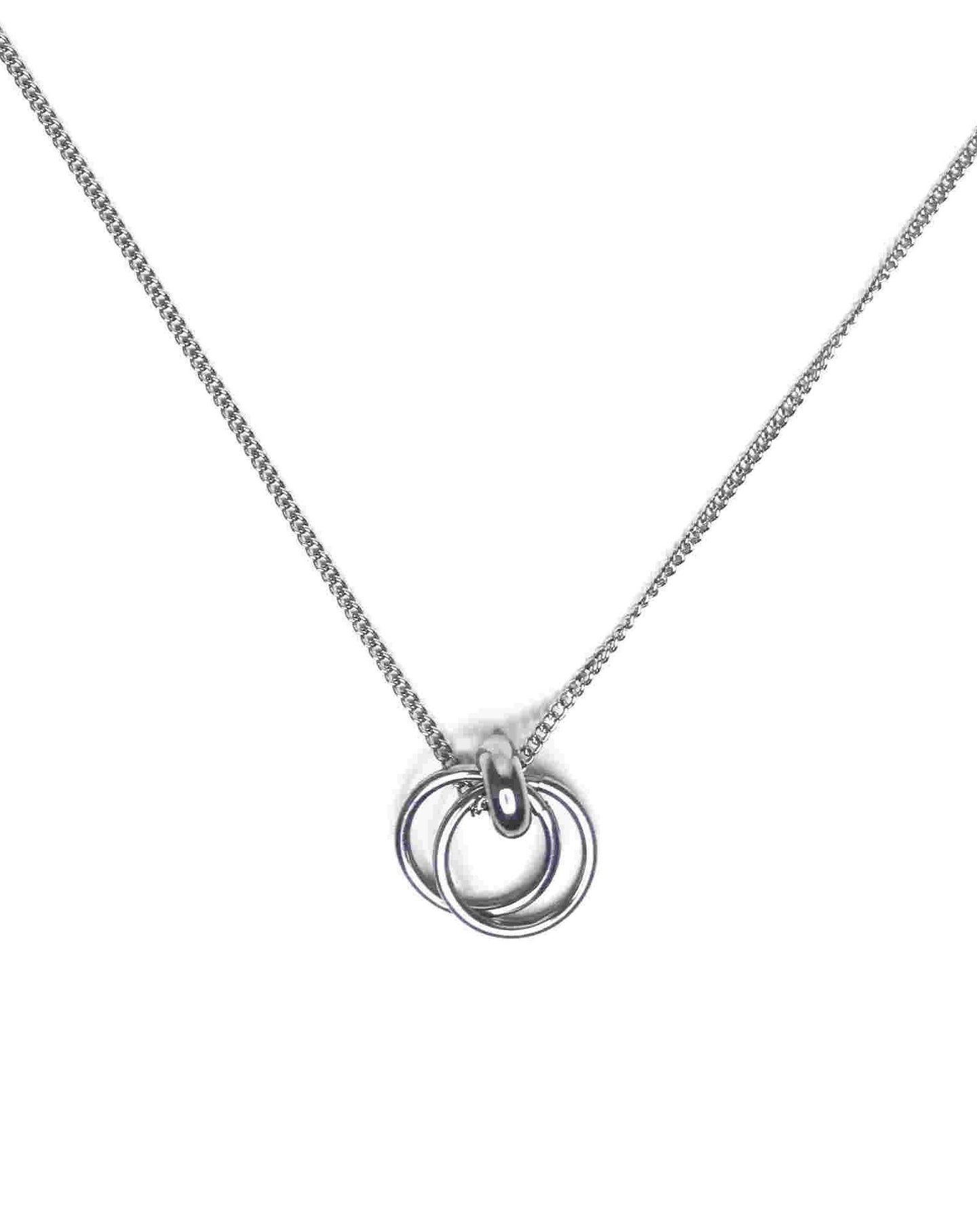 Double ring necklace