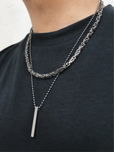 Load image into Gallery viewer, Minimal bar necklace (silver)
